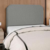 Cabeceira Queen 160 Cm Com Frame Alana Linho Cinza Escuro Artte Cinza Escuro - 2