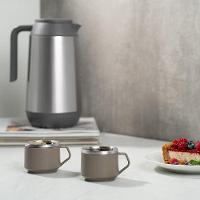 Conjunto 2 Xícaras Para Café Tramontina 64760308 80ml Cinza - 2