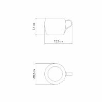 Conjunto 2 Xícaras Para Chá E Capuccino Tramontina 64430790 230ml Inox - 3
