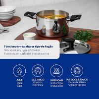 Caçarola Funda Corpo Triplo Tramontina Grano Baquelite 62164200 Inox - 3