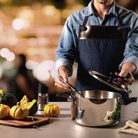 Caçarola Funda Corpo Triplo Tramontina Grano Baquelite 62164200 Inox - 7