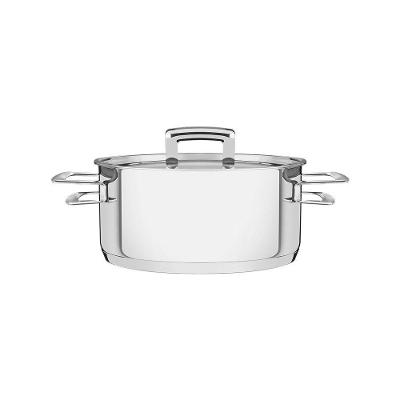 Caçarola Rasa Fundo Triplo Tramontina Brava 62403240 Inox