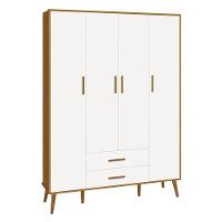 Quarto De Bebê Isis 4 Portas Branco Acetinado Savana Com Colchão Gazin - Reller - 3