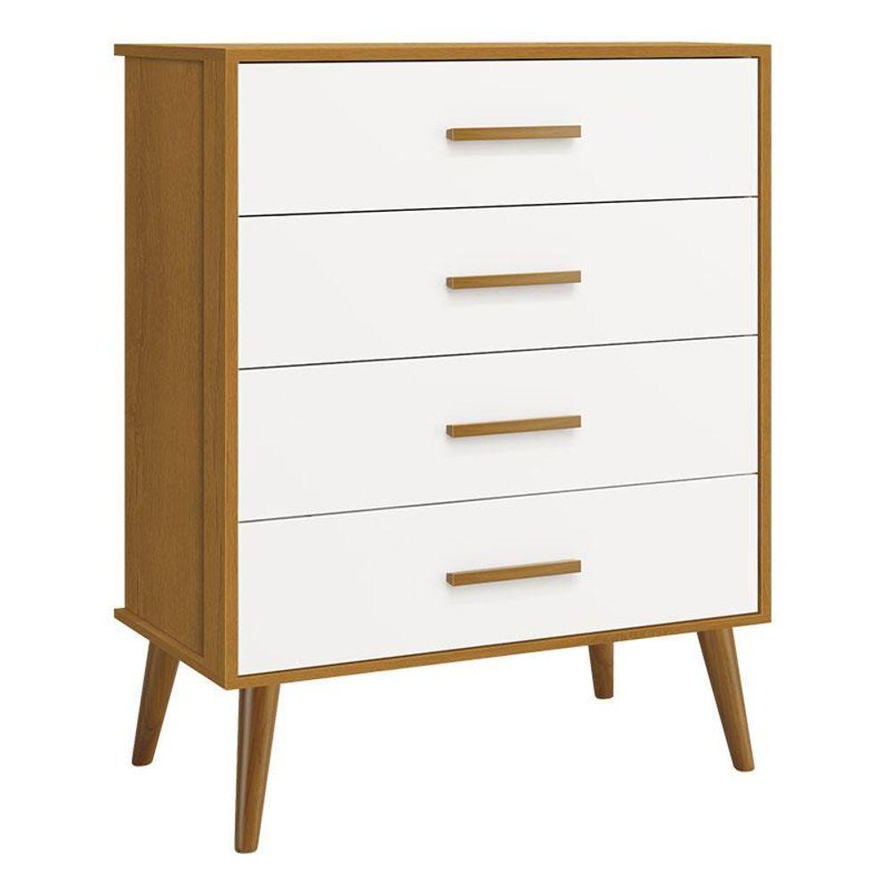 Quarto De Bebê Isis 3 Portas Com Gaveteiro Branco Acetinado Savana - Reller - 9