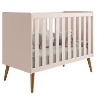 Quarto De Bebê Isis 3 Portas Com Gaveteiro Rosa Acetinado E Colchão Gazin - Reller - 9