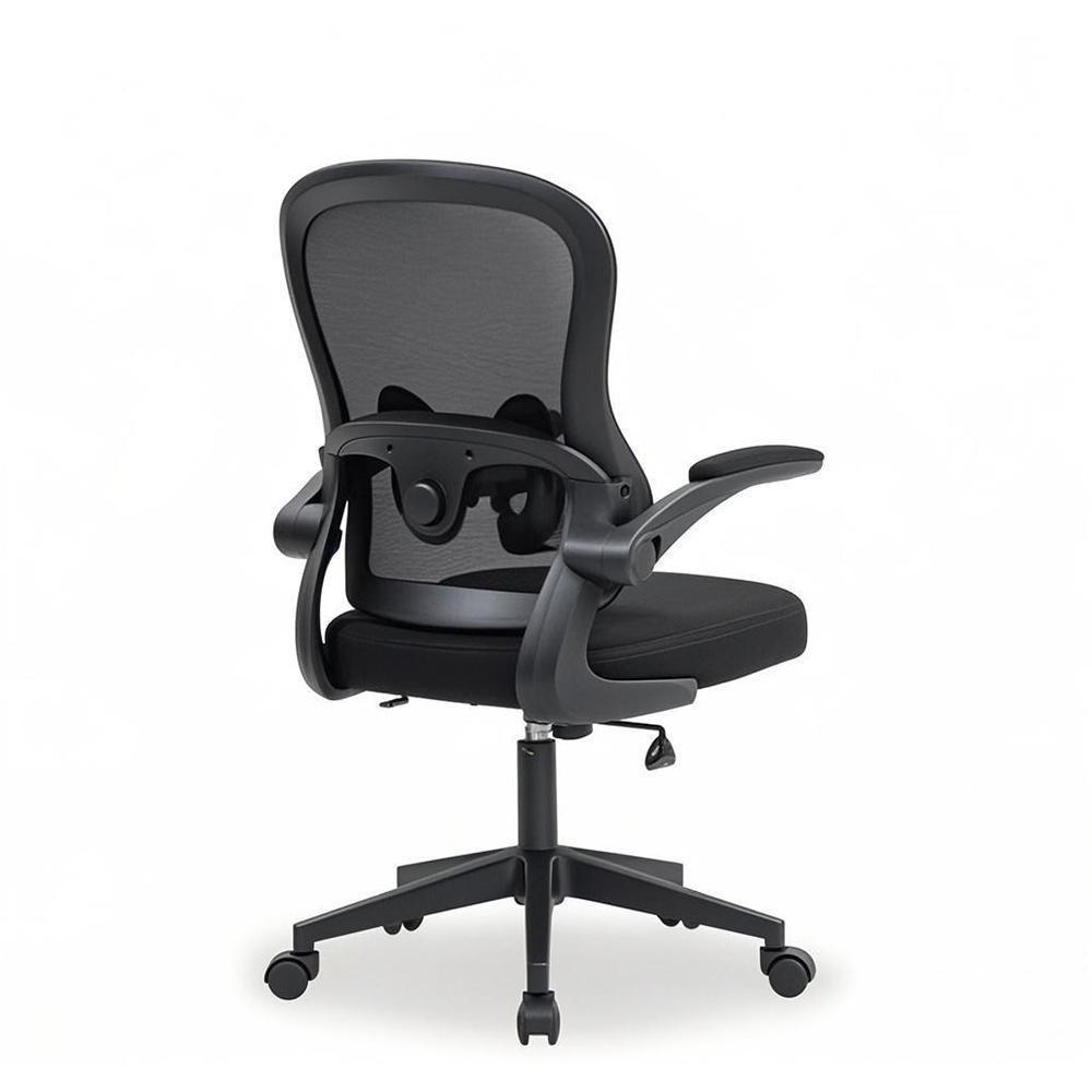 Cadeira De Escritório Executiva Base Preta Com Rodinha Fortt Linea Preta - Csf20-pt - 4