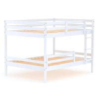 Beliche Casal Casal Slim Com Grade De Proteção Madeira Maciça Branco Housin - 5