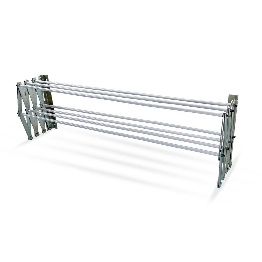 Varal De Parede Retrátil Aço Sanfonado 80cm - 3