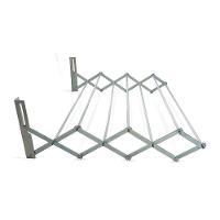 Varal De Parede Retrátil Aço Sanfonado 80cm - 1