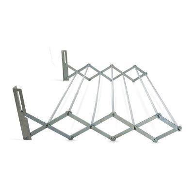 Varal De Parede Retrátil Aço Sanfonado - 120cm
