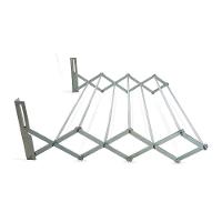 Varal De Parede Retrátil Aço Sanfonado - 120cm - 1