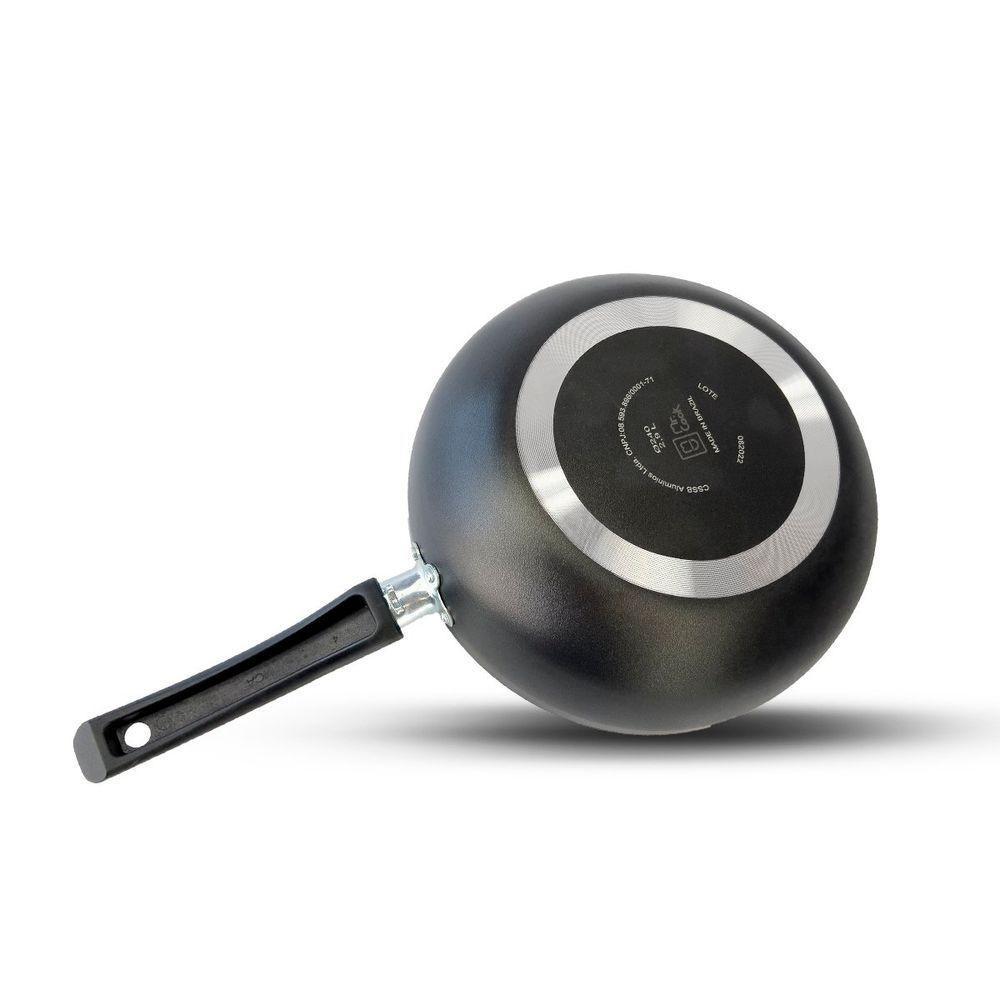 Panela Frigideira Wok 24 Cm Antiaderente Alumínio - Cobre - 2