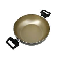 Panela Frigideira Caçarola Wok 24 Cm Antiaderente Alumínio - Dourado