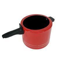 Panela De Pressão Antiaderente 4,5 Litros Alumínio - Vermelho - 5