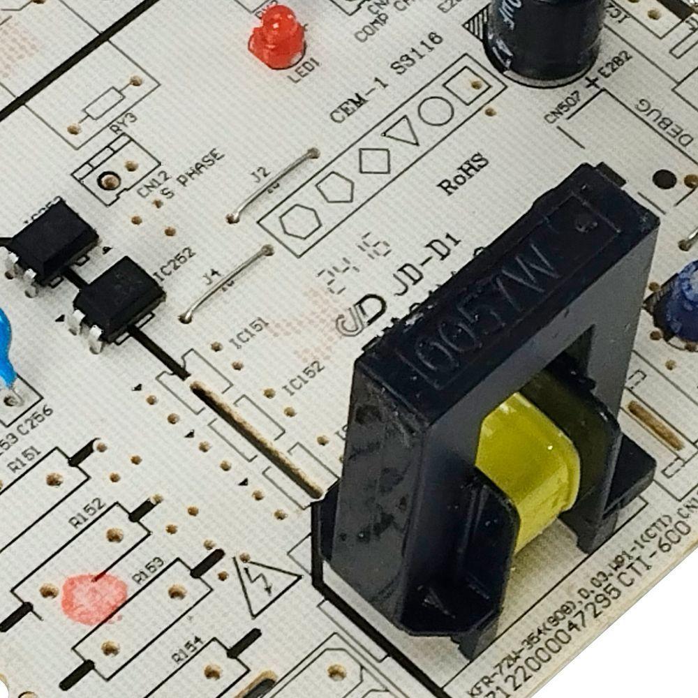 Placa Da Condensadora Ar Condicionado Midea 38kcx22s5 22.000 Btus - 79037202 Único - 2