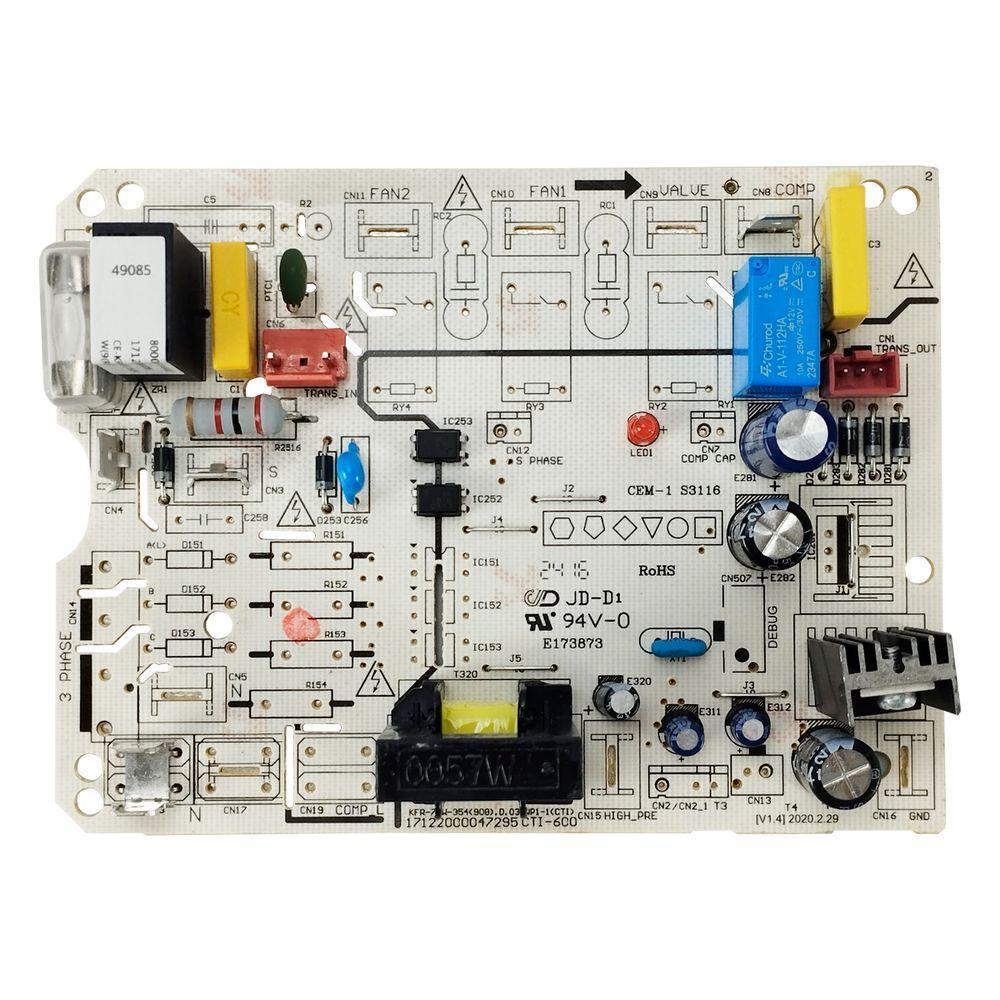 Placa Da Condensadora Ar Condicionado Midea 38kcx22s5 22.000 Btus - 79037202 Único - 6