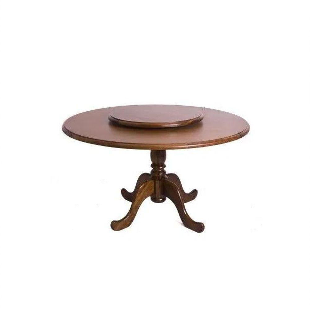 Mesa Redonda 1,30 X 1,30 - Móveis De Gramado - 1