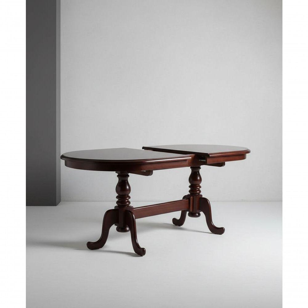 Mesa Elástica Gramado Oval 1,60-2,00 X 90 - Castanho - Móveis De Gramado - 1