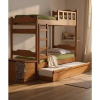 Treliche Gewer 1,90 X 90 - Madeira Maciça - Móveis De Gramado - Castanho - 1