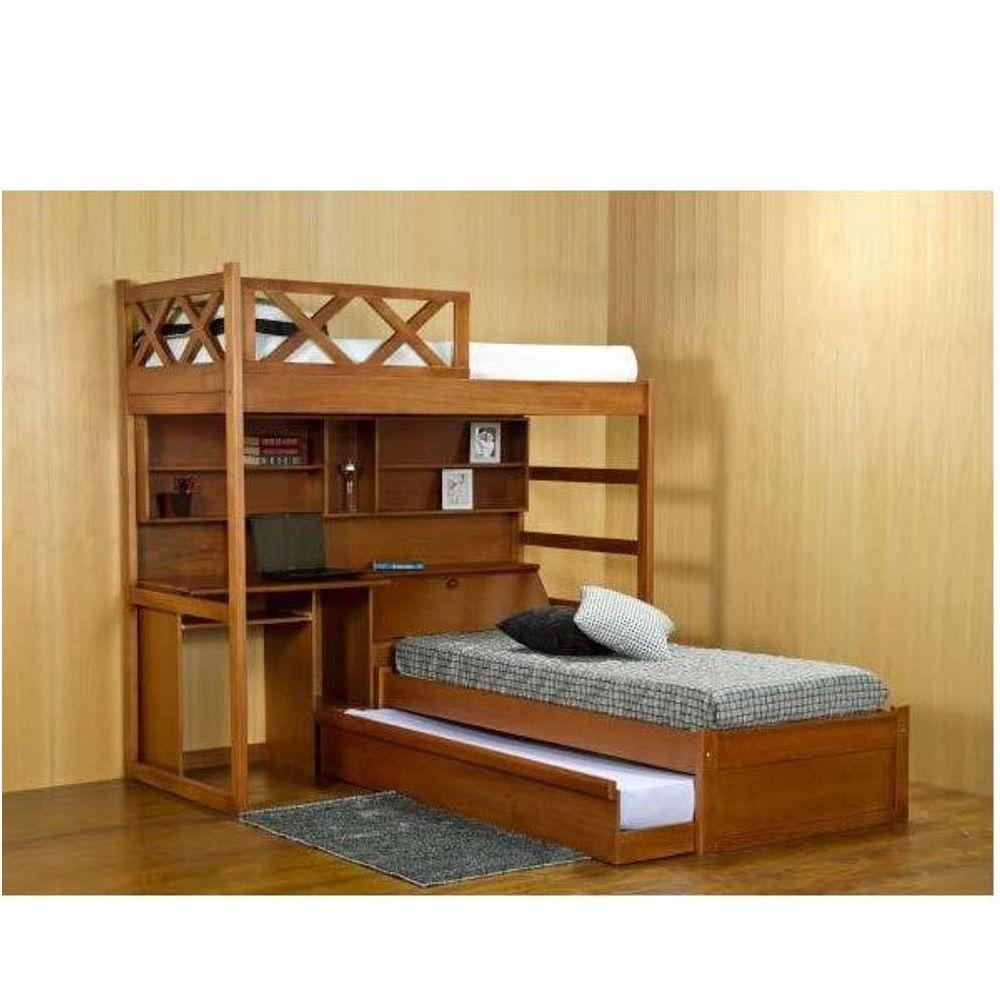 Treliche 1,90 X 80 - Madeira Maciça - Móveis De Gramado - Castanho - 4