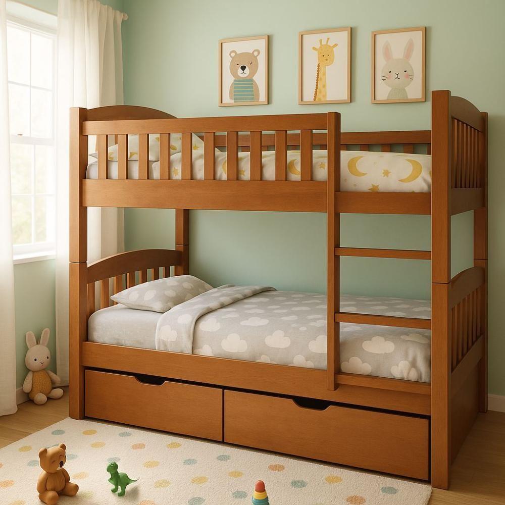 Beliche 1,90 X 90 - Madeira Maciça - Móveis De Gramado - Castanho - 1