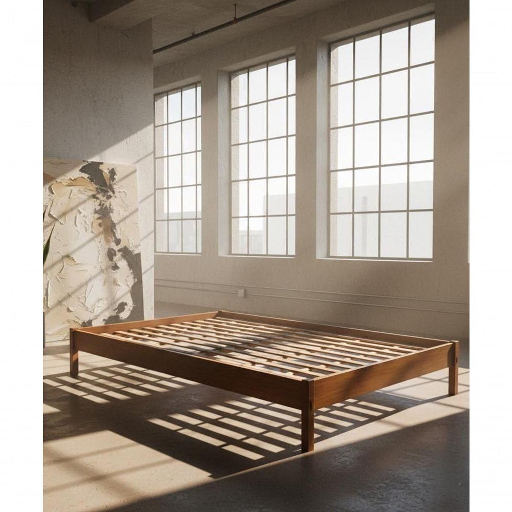 Cama Turca Maciça 1,20 X 1,90 - Madeira Maciça - Móveis De Gramado - Marrom - 1