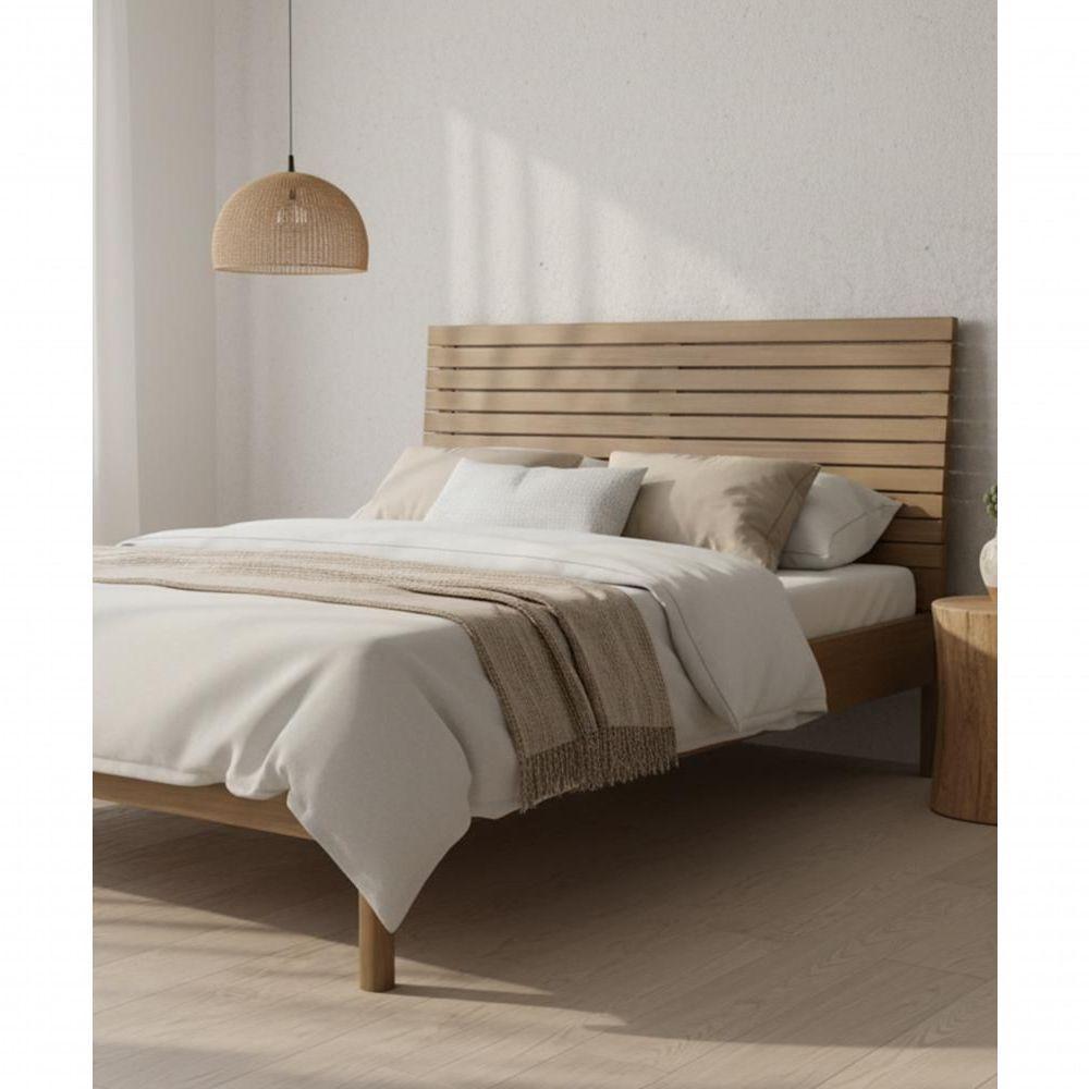 Cama Maciça 1,30 X 1,90 - Madeira Maciça - Móveis De Gramado - Marrom - 2