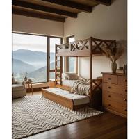 Treliche Farroupilha 1,90 X 90 - Madeira Maciça - Móveis De Gramado - Castanho - 2