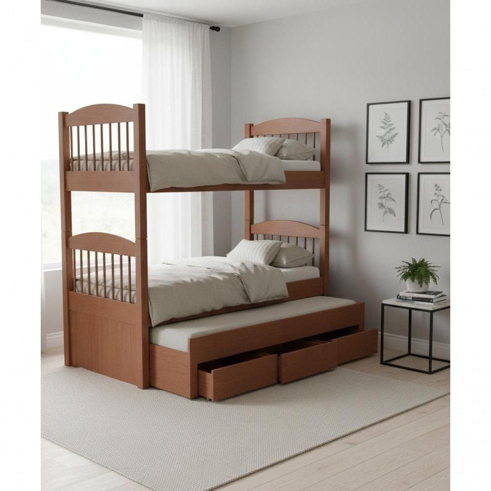 Treliche Minuano 1,90 X 80 - Madeira Maciça - Móveis De Gramado - Castanho - 1