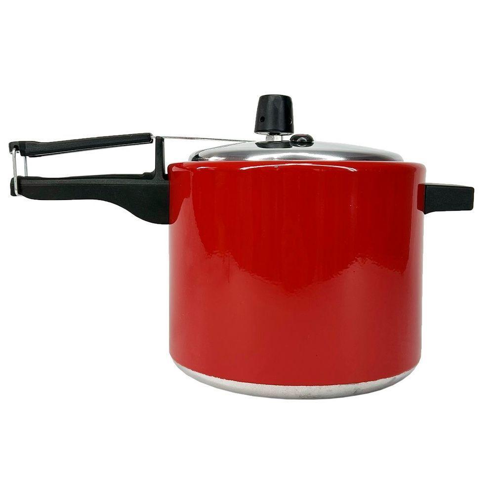 Panela De Pressão 4,5 Litros Alumínio - Vermelho - 1