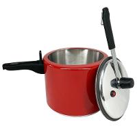 Panela De Pressão 4,5 Litros Alumínio - Vermelho