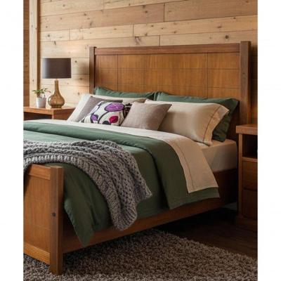 Cama De Casal King Size Suzy 1,95 X 2,05 - Madeira Maciça - Móveis De Gramado - Castanho