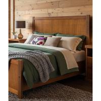 Cama De Casal King Size Suzy 1,95 X 2,05 - Madeira Maciça - Móveis De Gramado - Castanho - 1