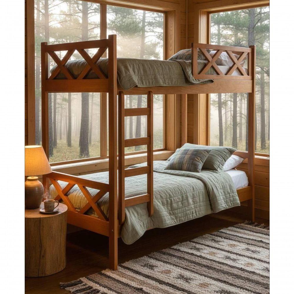 Beliche 1,90 X 90 - Madeira Maciça - Móveis De Gramado - Marrom - 1