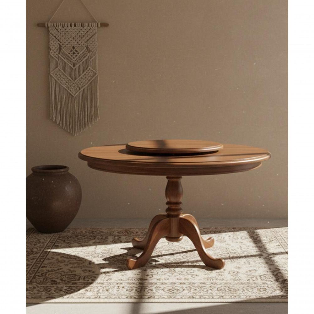 Mesa Redonda Com Tampo Giratório Tirol 1,70 X 1,70 - Móveis De Gramado - 4