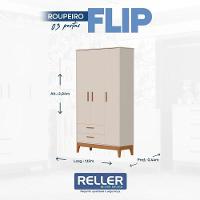 Quarto De Bebê Flip Areia Acetinado Com Colchão Gazin - Reller - 3