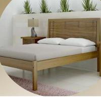 Cama Maciça 1,30 X 1,90 - Móveis De Gramado - 1
