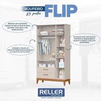 Quarto De Bebê Flip Areia Acetinado Com Colchão Ortobom - Reller