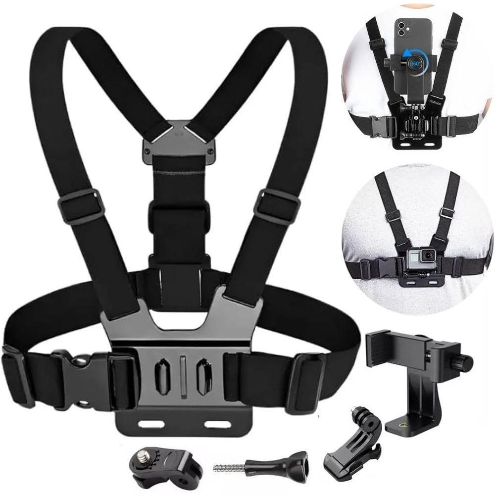 Suporte Peitoral Para Celular E Câmeras - 1