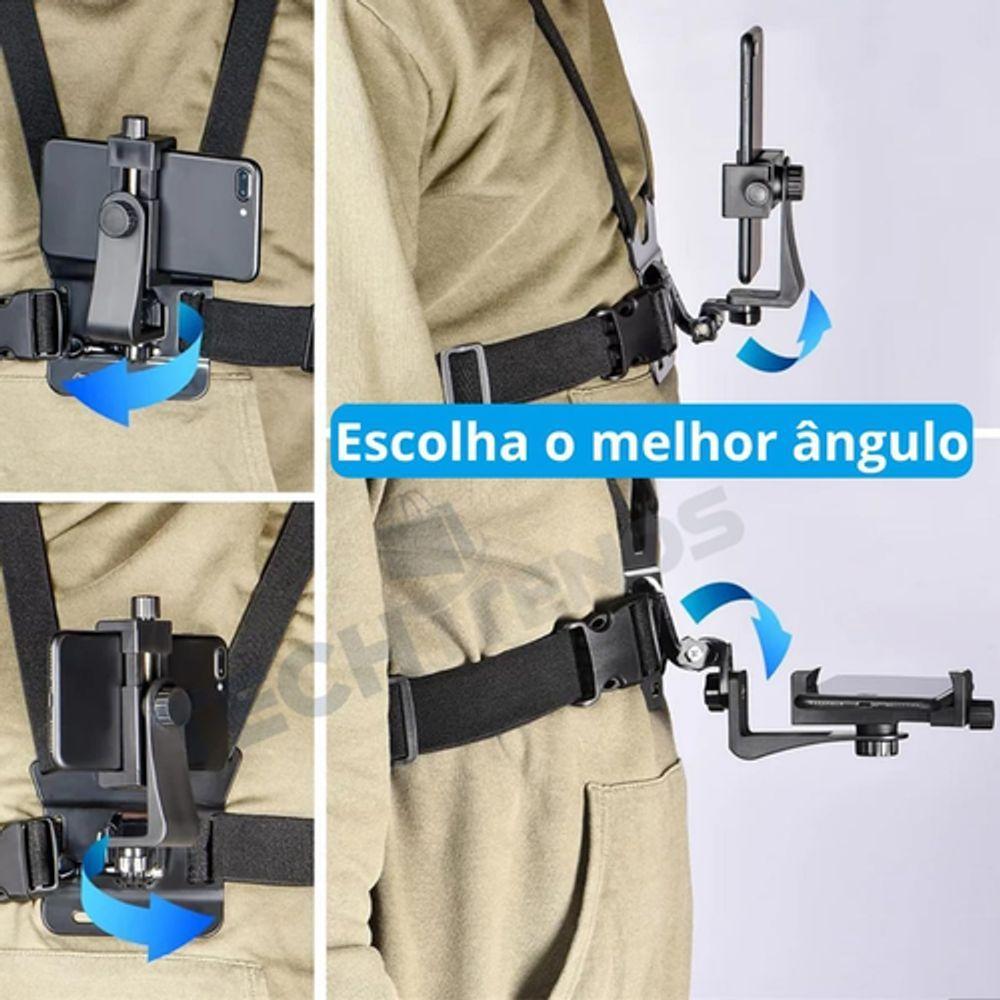 Suporte Peitoral Para Celular E Câmeras - 2