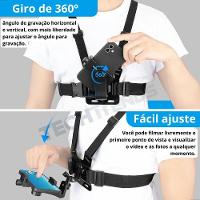 Suporte Peitoral Para Celular E Câmeras - 6