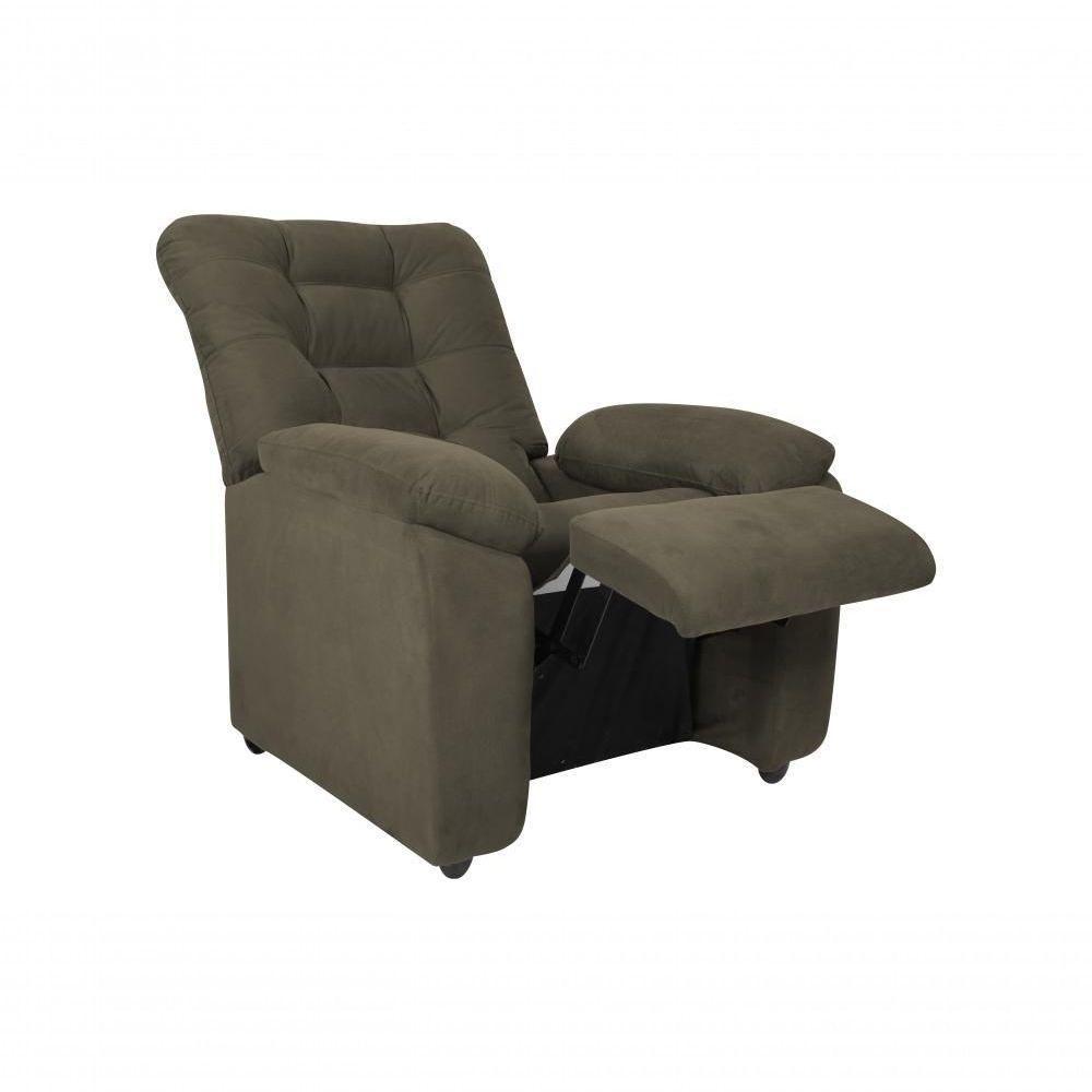 Poltrona Do Papai Reclinável Macia Onix Matrix Suede Capuccino - 4