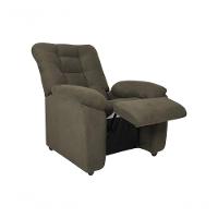 Poltrona Do Papai Reclinável Macia Onix Matrix Suede Capuccino