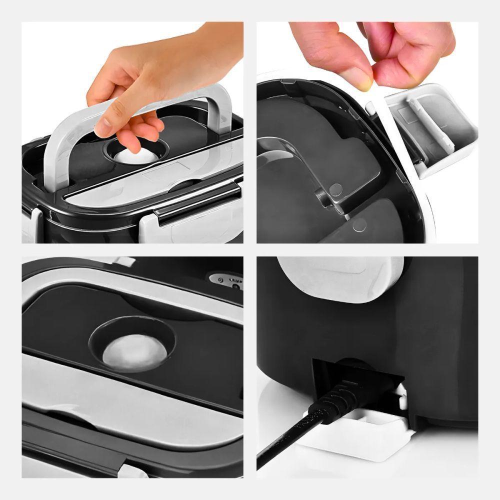 Marmita Elétrica Portátil Bivolt - Preto - 6