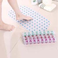 Tapete Box Chuveiro Antiderrapante Chao Banho Banheiro Grande Pvc Ventosas Higienico Massagem