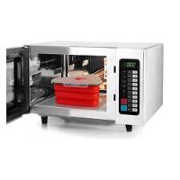 Porta Pizza Expansivel Kit Pote Silicone Tortas Bolo Hermetico 5 Fatias Prato Porta Alimentos Retratil Microondas Freeze - 5