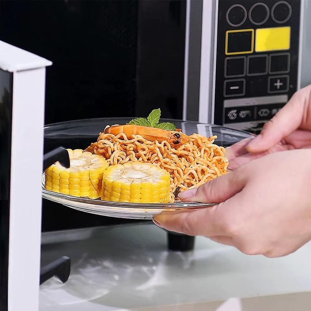 Jogo 5 Pratos Fundo Vidro Cristal Egipicio Kit Liso Diamond Transparente Bar Restaurante Buffet - 5