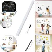 Adesivo Lousa Quadro Branco Papel Parede Fosco Escrever Adulto Infantil Escritorio Escola 2mx45cm Envelopamento Lavavel - 1