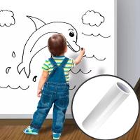 Adesivo Lousa Quadro Branco Papel Parede Fosco Escrever Adulto Infantil Escritorio Escola 2mx45cm Envelopamento Lavavel - 6