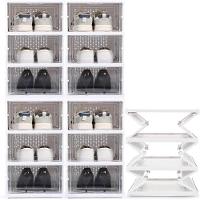 Armario Dobravel 3 Andares Sapateira Organizador De Brinquedos Automatico Caixa Empilhavel Multiuso - 8